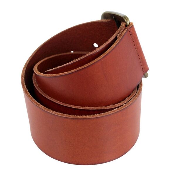 Chico's BROWN GENUINE LEATHER 1 7/8"Wd CASUAL DRESS WOMEN'S BELT Sz S (R62 - Picture 4 of 14